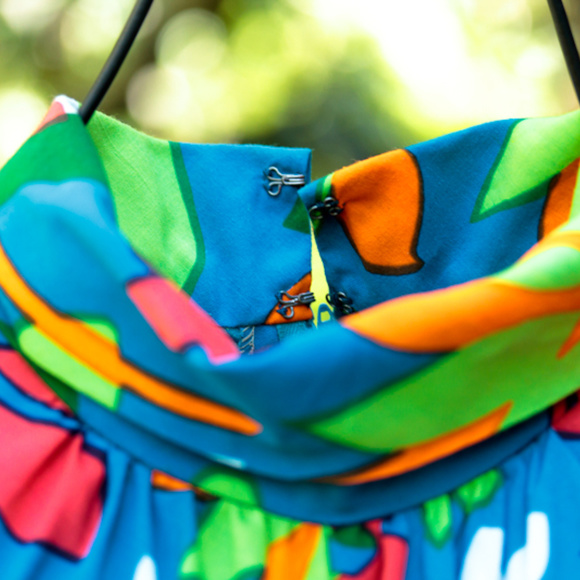 Vintage Hawaiian Sleeveless Maxi 1960s Like New - Picture 3 of 4